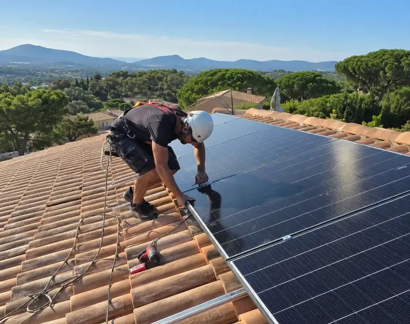 Installateur panneaux solaires Saint-Victor-des-Oules — pose photovoltaïque sur toiture