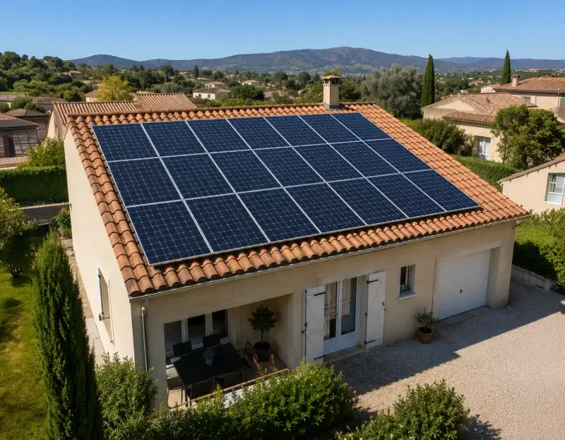 Prime à l'autoconsommation panneaux solaires Saint-Victor-des-Oules — aide financière de l'État